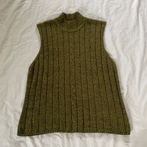 Sweater tank top